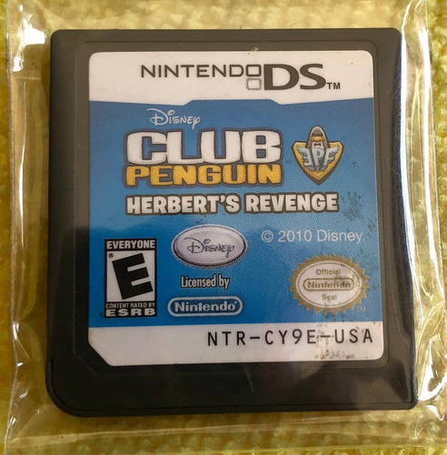 Club Penguin Herbert's Revenge Nintedo Ds