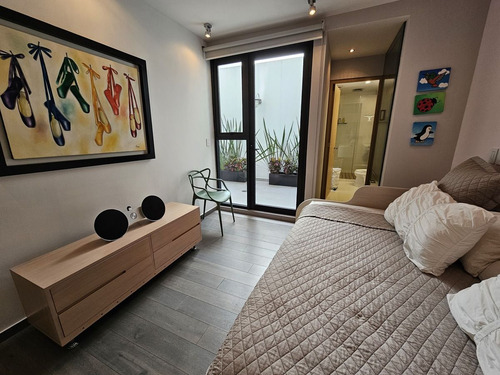 Departamento Con 3 Recamaras, Balcón Y Patio En La Condesa