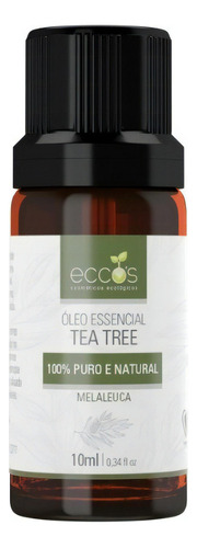 Oleo Essencial Tea Tree/ Melaleuca 10ml Eccos