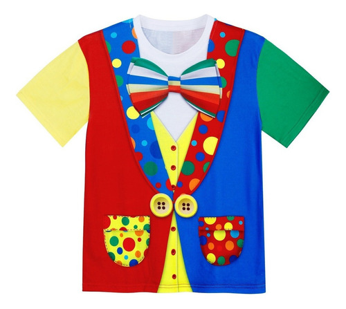 Ropa De Niño Halloween Carnaval Desfile Payaso Camiseta