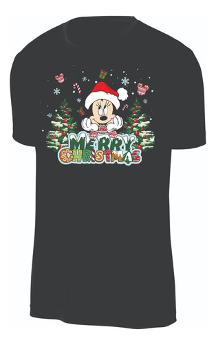 Camisetas Navidad Navideñas Mickey Y Minnie Mouse Parejas