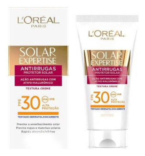 Protector Solar Anti-arrugas Rostro Loreal Expertise Fps 30