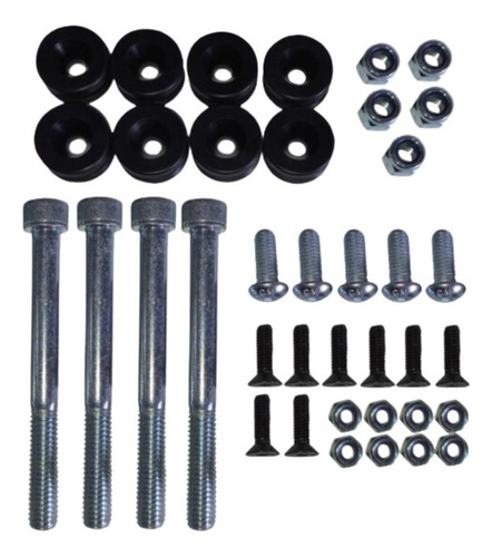Kit Top Case Alumínio Prata Kawasaki Versys 300 + Suporte