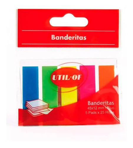 Señaladores Autoadhesivas Fluo Postit O Similar 45 X 12 Mm