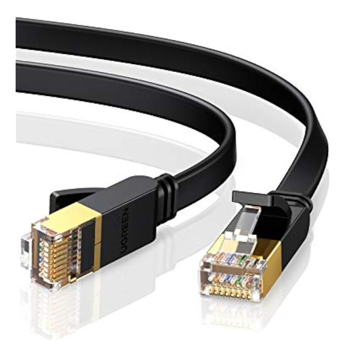 Cable Ethernet Ugreen Red Cat7 Gigabit Lan Rj45 Plano 1.8mts