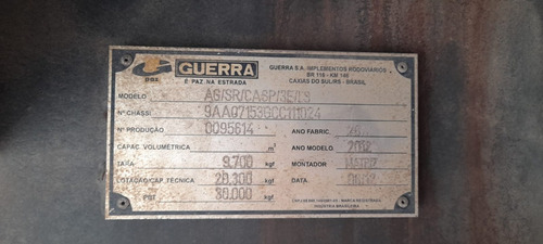 Imagem 5 de 6 de Vanderleia Carga Seca Guerra Ano 2012.