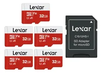 Comprar Tarjeta Micro Sd Lexar E-series De 32 Gb, Paquete De 5, Tarj