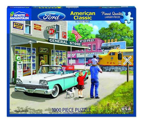 White Mountain Puzzles American Classics - Puzzle De 1000 Pi