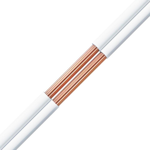 Cable Pot Duplex Cal 10 Blanco 100m Antiflama 100% Cobre Cdc
