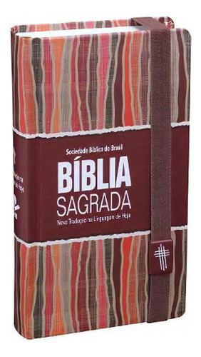 Bíblia Sagrada Carteira Com Elástico - Capa Dura, De João Ferreira De Almeida. Editora Sbb, Capa Dura Em Português