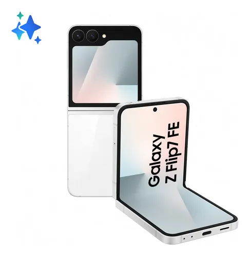 Samsung Galaxy Z Flip7 FE 128GB 8GB RAM Tela 6,7" Branco