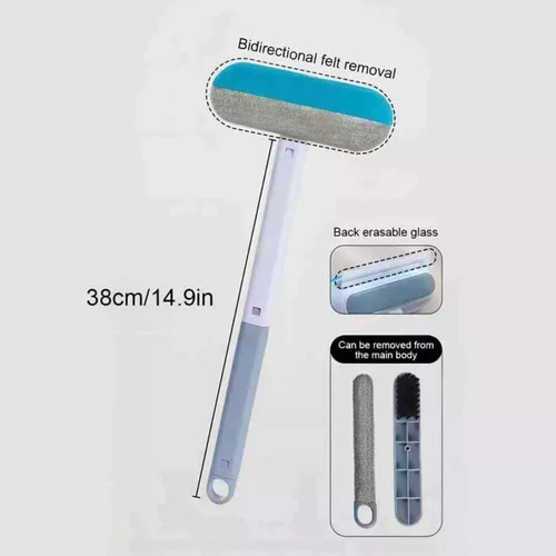 Cepillo Removedor De Pelo Multiusos Para Mascotas Rodo Clear
