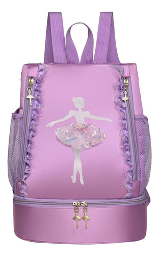 Bolsa De Baile De Ballet Con Cierre De Ballet Para Niña, Par