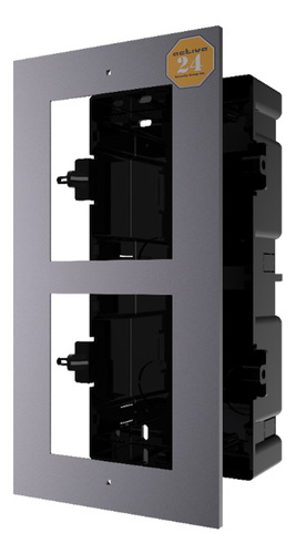 Modulo Doble De Empotrar Hikvision Ds-kd-acf2/plastic