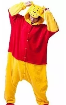 Pijama Winnie The Pooh Kigurumi Polar Adultos Cuotas sin interés