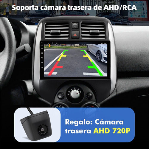 Estéreo 4+64g Carplay Para Nissan Versa 2012-2014 4k Wifi6