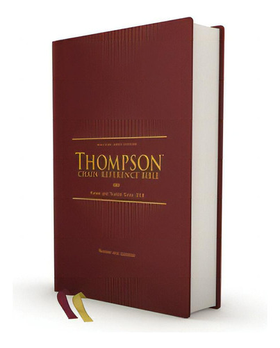 Nkjv, Thompson Chain-reference Bible, Hardcover, Red Letter, Comfort Print, De Thompson, Frank Charles. Editorial Zondervan, Tapa Dura En Inglés