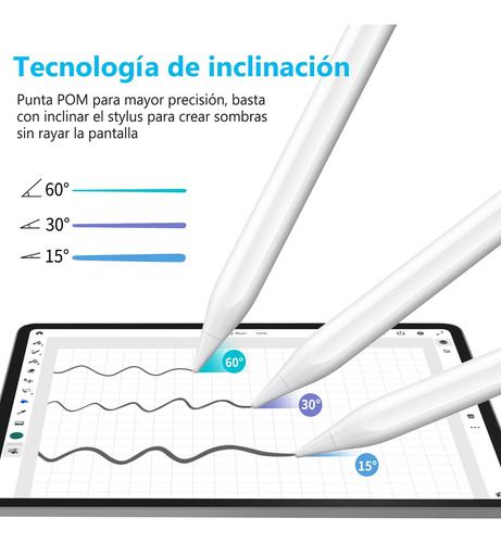 Lápiz Óptico Stylus Pluma For iPad Magneticacarga Rapid