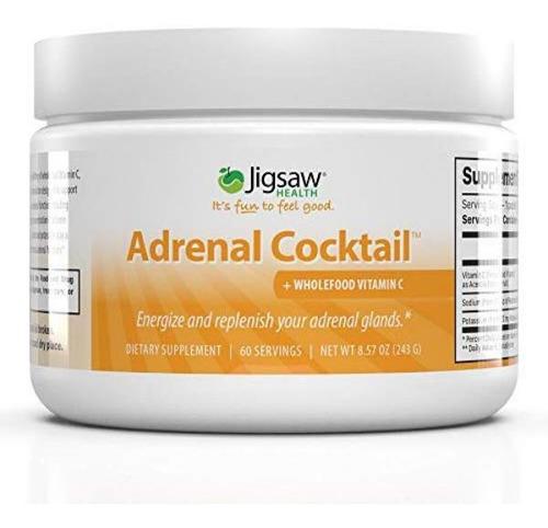 Cóctel Adrenal De Jigsaw Health Con Vitamina C De Alimentos