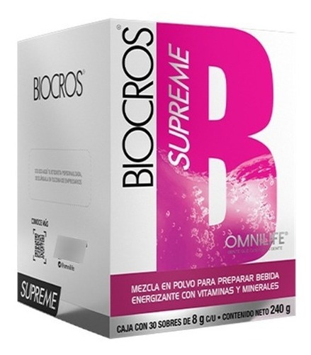 Biocros Supreme Caja 30 Sobres - Unidad a $3000
