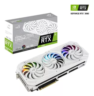 Tarjeta De Video Asus Rog Strix Geforce Rtx 3080 V2 White Oc