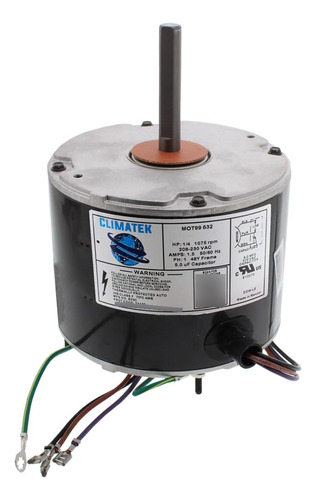 Motor Ventilador Condensador Mejorado 1 4 Hp Reemplaza Trane