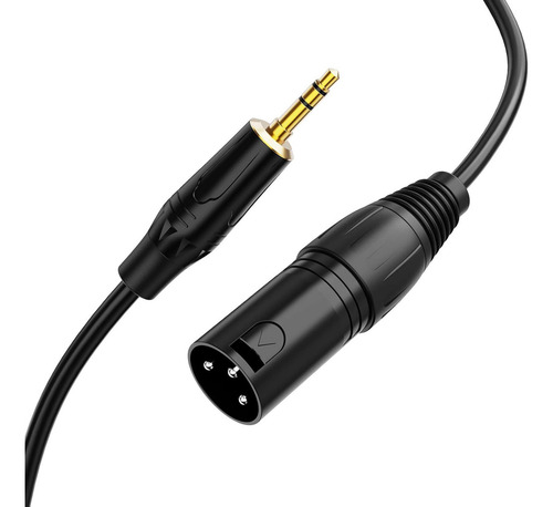 Cable Auxiliar Trs Plug 3.5/xlr Macho No Balanceado 3 Mtrs