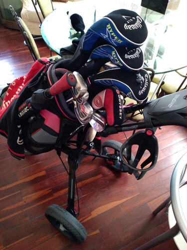 Callaway Set Completo  Zurdo Con Carro Y Accesorios 