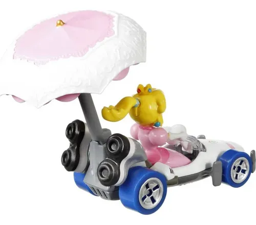 Hot Wheels Mario Kart Princess Peach B Dasher Peach Parasol