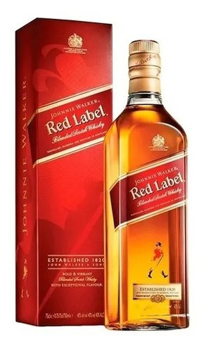 Imagen 1 de 1 de Whisky Johnnie Walker Red Label 750ml