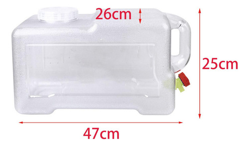 Gadget De Contenedor De Cubo De Agua De 22l, Ligero,