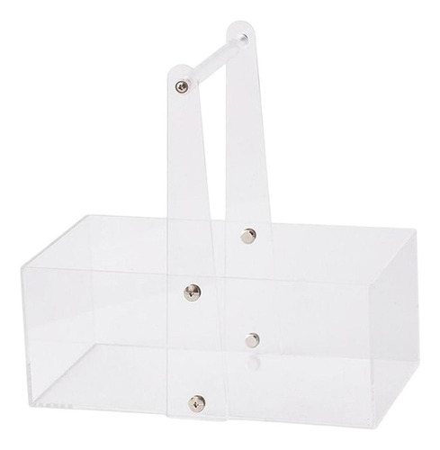 Caja De Flores De Acrílico Arreglos De Flores Cesta