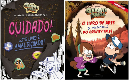 Gravity Falls O Livro De Arte E Mistérios + Livro De Colorir