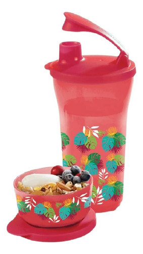 Vaso 800ml + Bowl 200mm Ilumina Tupperware® Libre De Bpa