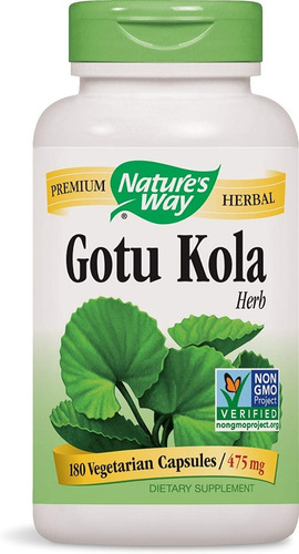 Gotu Kola 950mg 180 Capsulas En Stock 