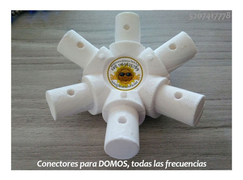 Kit Para Auto Construcción De Domos, Conectores 5 Y 6 Puntas
