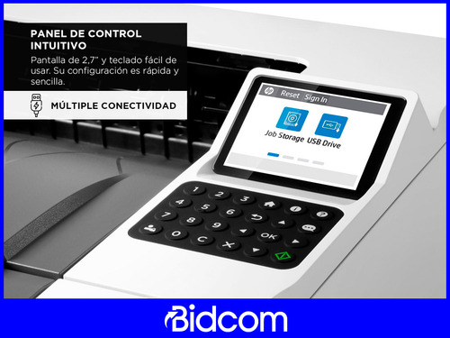 Impresora Hp Láser Mono Managed E40040dn 2 Color Blanco
