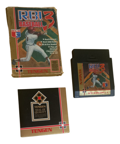 Rbi 3 Baseball Tengen Nintendo Nes Completo (Usado)