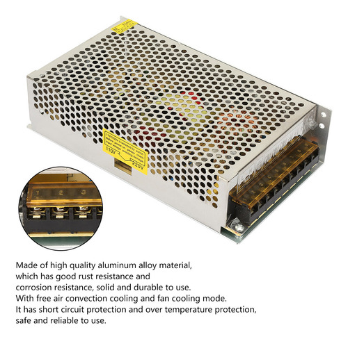 Fuente De Alimentación Conmutada S-250w-12 Dc 12v 21a Contro