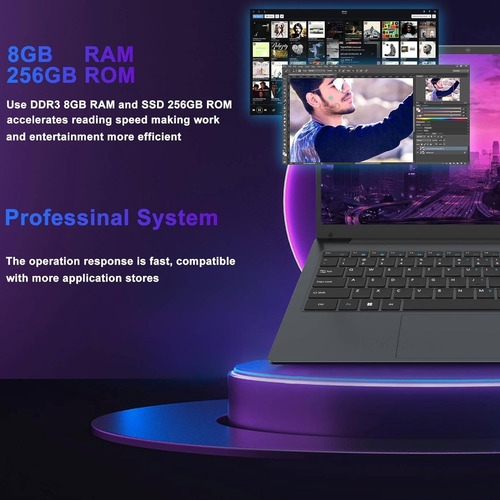 Laptop De 14.1 , Computadora Portátil Con Procesador Core