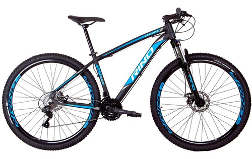 Bicicleta Aro 29 Rino Atacama 24v - Index Hidraulico+trava Cor Azul Tamanho do quadro 15
