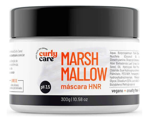 Marshmallow Máscara Hnr 300g - Curly Care