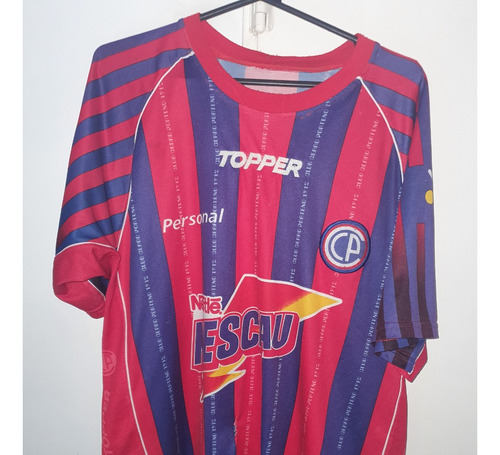Camiseta Topper Cerro Porteño Paraguay Titular 2001 #15 