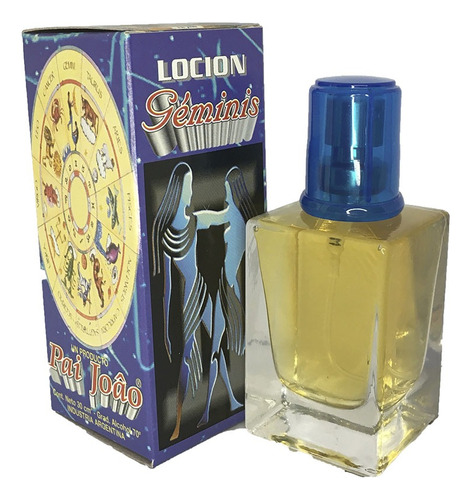 Locion Geminis Signo Zodiacal Atomizador Perfume Pai Joao