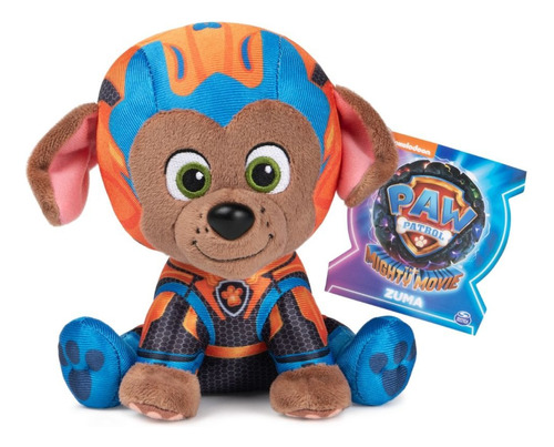 Peluche Zuma Paw Patrol Serie Mighty Cachorro 15cm Original