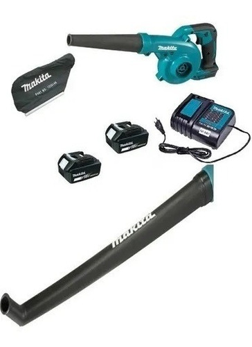 Soprador Aspirador Sem Fio Makita Dub185zx2 -2bat 5ah C/car.