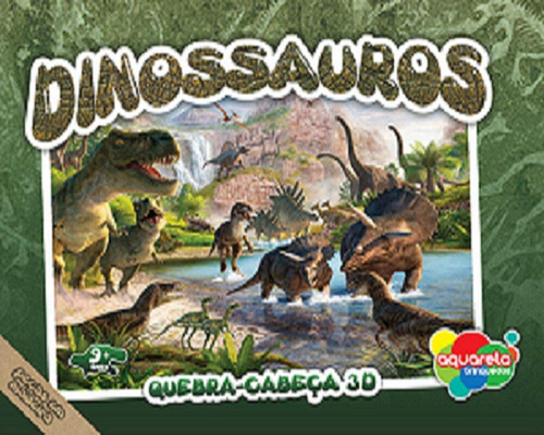 Dinossauros 3d - Combo Com 8 Dinossauros