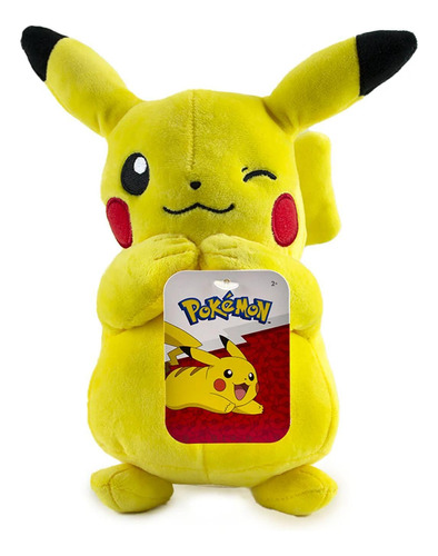 Boneco Pelúcia Pokémon Pikachu 20cm 2608 Sunny