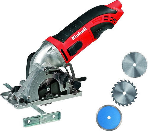 Sierra Circular Mini 450w Con 3 Discos Einhell Tc-cs 860 Kit