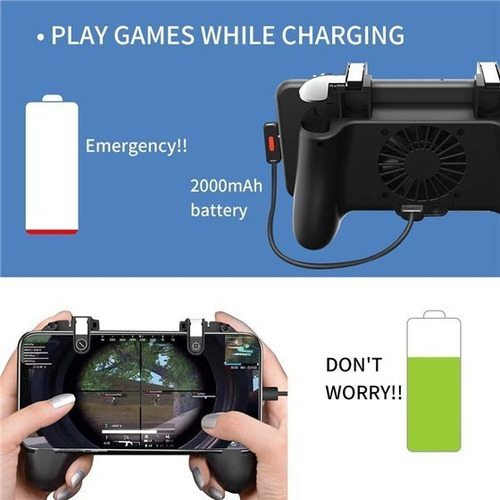 Control Para Celular + Ventilador + Power Bank/ Soy Tienda